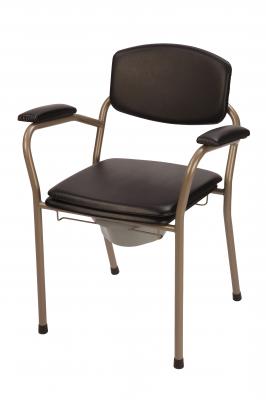 *Vaste toiletstoel "Eco" met ergonomische emmer